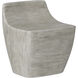 Ledger 25.5 inch Ash Grey Wood Look Outdoor Stool